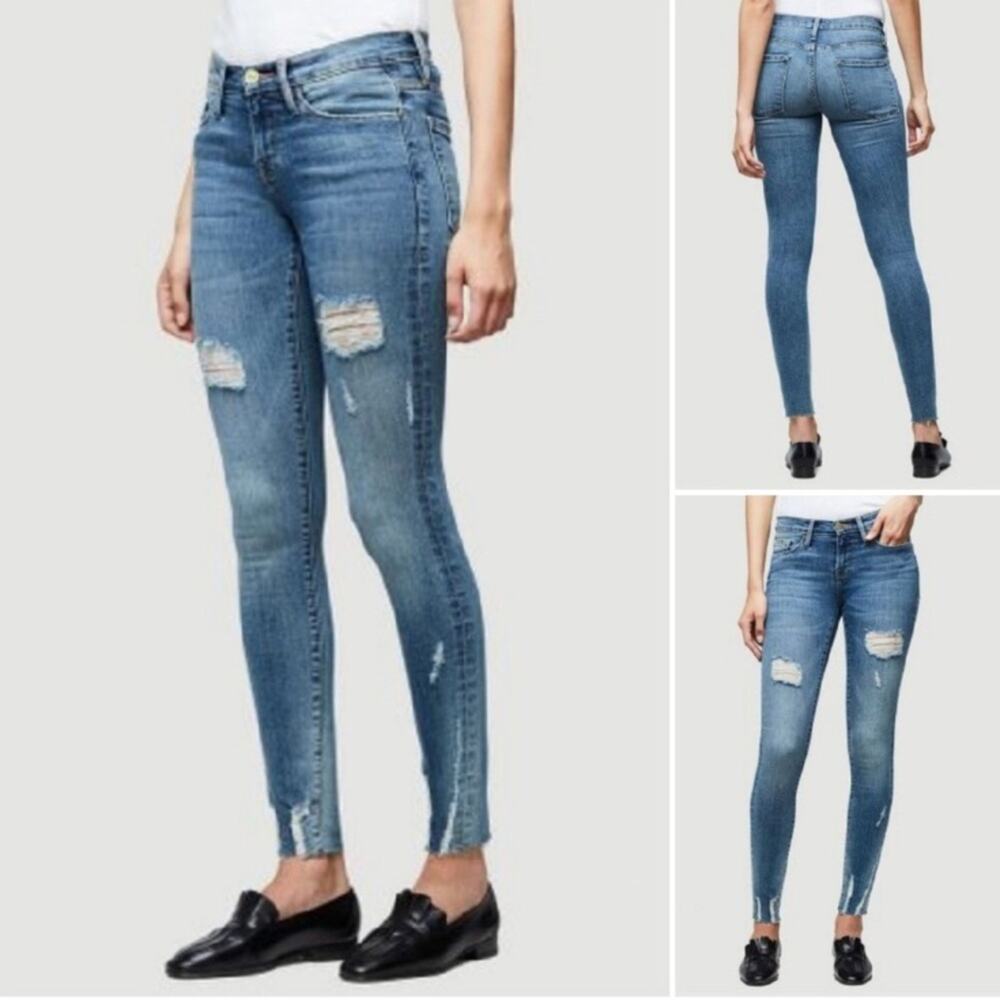 FRAME Denim Le Skinny De Jeanne.‎